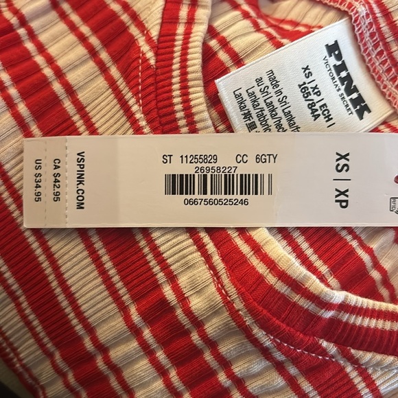 PINK Victoria Secret Multi Rib Tee - Picture 4 of 4